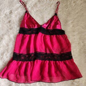 Secret Treasures Pink and Black Chemise